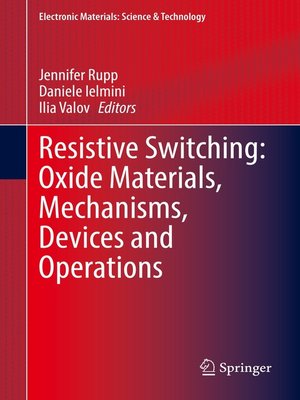 cover image of Resistive Switching